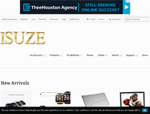 Tablet Screenshot of isuze.com